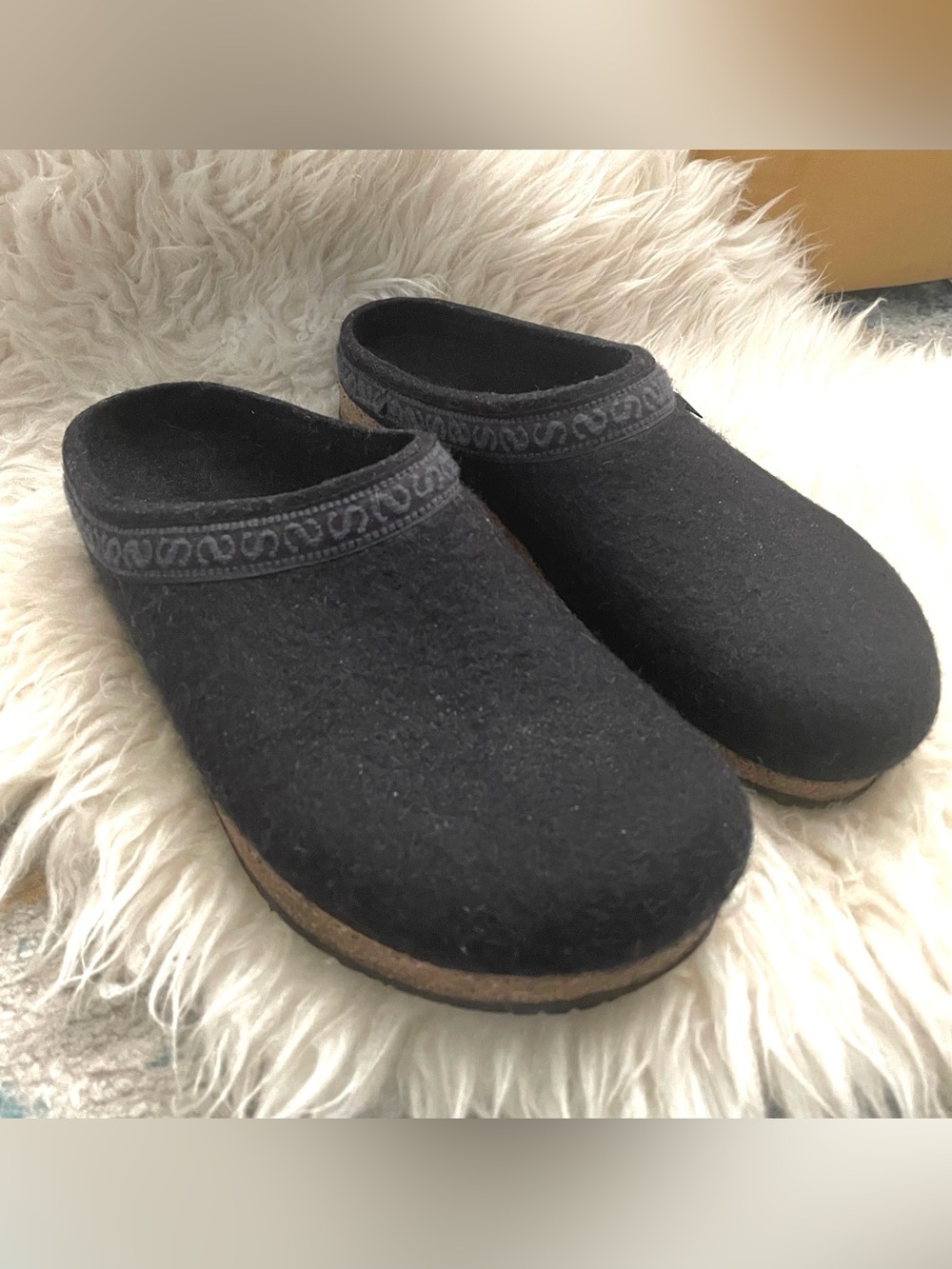 Stegmann Wool Clogs Original 108 Black Sz.11